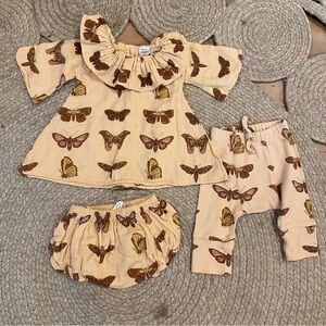 Kate Quinn butterfly cotton set 0/3M newborn